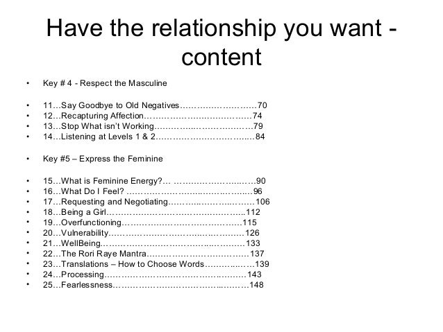 The Relationship Want To Have How You The Relationship Want To Have How You